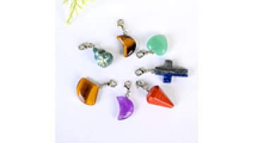 Hot Sale Charm Crystal Gemstone Heart Moon Cross Crystal Bracelet Accessory for Jewelry Making1