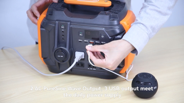 Flashfish Storage Battery Solar Generator Power Supply 500W Portable Power Station Charging & Power Stations For Camping1