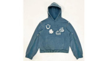 Custom Vintage Acid Wash Zip up Hoodie Wholesale French Terry Stone Acid Washed Heavyweight Vintage Hoodies1