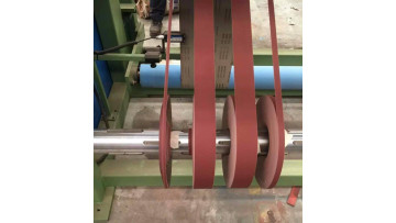 Aluminum oxid sanding belt slitting video
