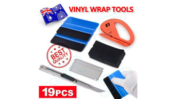 Car Window Tint Kit Tool Vehicle Vinyl Wrap Tools Wallpaper Installation Set with Vinyl Squeegee Plastic Scraper1