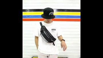 BSCI New Travel Waterproof Men's Chest CrossBody Bag Custom Logo Fashion Gym Women Fanny Pack Leather Waist Bum Bag Sports1