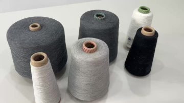 lurex  yarn is more lively