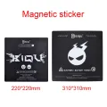 3D Printer Parts Magnetic Print Bed Tape 310*310MM To BIQU Thunder Heatbed Sticker Aluminum Plate 220MM Hot Bed Magnetic Sticker