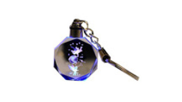 Manufacturers Custom Luminous Environmental Transparent Acrylic Keychain1