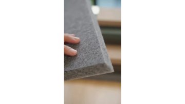 TianGe Acoustic eco-friendly polyester acoustic panels absorb 90% of mid-to-high frequency noise (yelling, music, footsteps) without toxic chemicals (Flame resistant 100% eco friendly polyester fiber!).