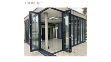 Aluminium Frame Double Glazed Bi Fold Window Fold up up Glass Aluminum Alloy Casement Windows Graphic Design Horizontal Modern1