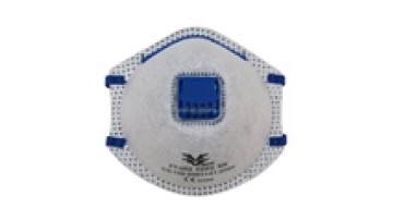 Durability White CE FT-062 FFP2 Non-woven Filter Mask With Active Carbon With The Stretchable Side Bands1