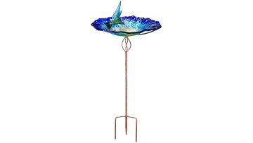 Glass Bird Baths for Outdoors