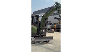 Customized 3.5Ton Mini Excavator with Six-way Dozer Blade