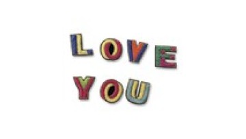 2020 Wholesale Custom I Love You Colorful Patch Letter Embroidery Patches for Clothes1