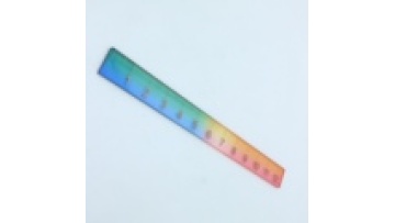 Customizable Eco-Friendly Perspex Acrylic Stationery Set with Colorful Straight Ruler1