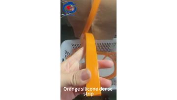 Orange silicone strip