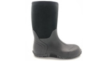 Half Black Color Unisex Waterproof Neoprene Rain Boots1