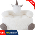 Children Sofa Armchair with filler Cute Unicorn Fluffy Fur Velvet Child Couch Infant Baby Kids Sofa Chair Sillones Para Ninos