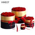 Eternal Rose in Box Preserved Real Rose Flowers with Box Set The Best Mother's Day Gift Romantic Valentines Artificial Flowers
