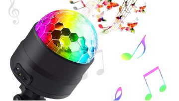 Sound Activate RGB Led Magic Party Disco Ball Beam Projector Light For Stage Club KTV Theater Bar Show Event Celebration Party1