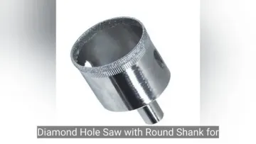 Premium Diamond Hole Saw with Round Shank for Glass and Ceramic1