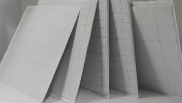 Glass cloth overstitched