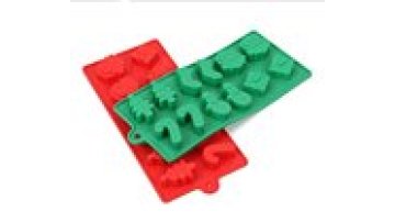 LD-C0009 Nonstick Silicone  Baking Mold Silicone Chocolate Cookie Mold for Christmas1