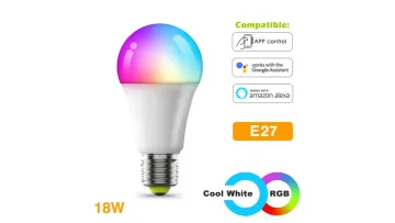 Smart RGBW LED Bulb with Voice Control for Home Lighting1