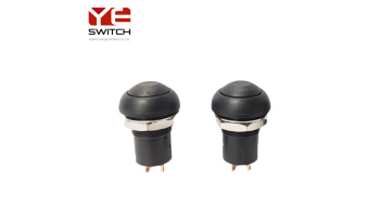 YESWITCH 12mm IP67 Automotive Self-lock Push Butto