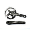 Mountain road bike square hole Chainwheel aluminum alloy 170MM mtb bicycle crank 104/64BCD single disc can be modified
