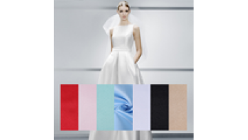Fabric Supplier 100 Polyester Fabric Duchess Satin Fabric Silk For Wedding Dress1