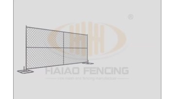 Haiao portable free standing galvanized outdoor event construction chain link temporary fencing for America1