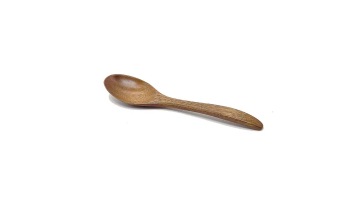 Wooden household food-grade children's paint-free small soup spoon can be used for eating and drinking soup