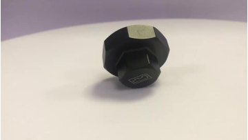 Customized CNC Black ABS Radio Volume Control Plastic Knob With Thread1