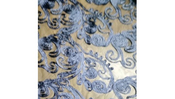 fancy online navy blue french tulle lace fabric high-end embroidery lace fabric for women dress1