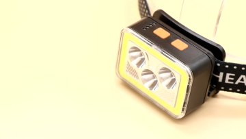 outdoor  convenient 45 degree adjustment 400 lumen COB bike running overhaul fishing USB headlight headlamp1