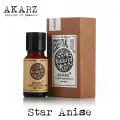 AKARZ Famous brand natural aromatherapy Star anise essential oil Stomach flatulence Cure sore throat Star anise oil