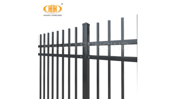 Rod Top Tubular Picket Steel Fence1