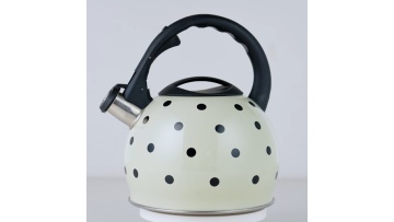 white and black dot coating stainless steel kettle