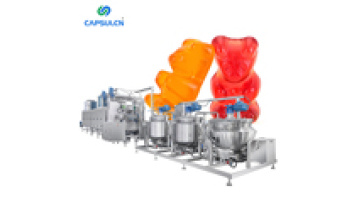 Hot Sale Full Automatic Jelly Candy Vitamin Gummy Candy Production Line Little Bear Gummy Candy Making Machine1