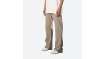 Fleece Stacked Flared Pants for Vintage Cotton Sweatpants Men High Quality1