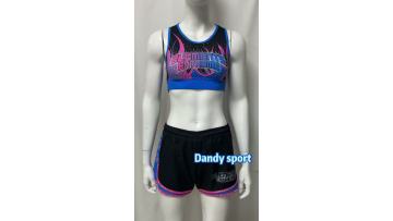 Cheer practice crop top