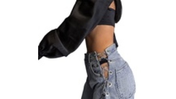 Wholesale Street Hot Sexy Girl Denim Trousers Slim Skinny Ladies Big Hole Jeans1