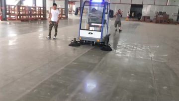 DJ1900 Indoor Furniture Factory Emery Floor dust Cleaning (1)