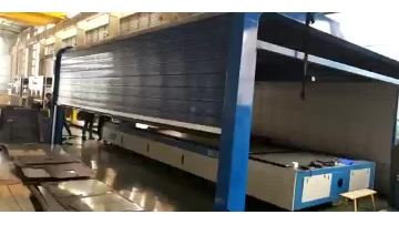 90 degree vertical spiral door