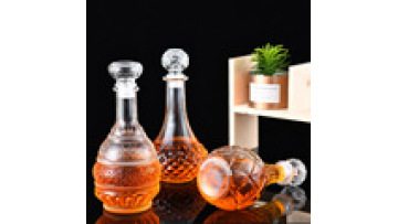 Beautiful Vodka Whiskey Liquor 50ml 250ml 500ml 850ml 1000ml Creative Miniature Empty Wine Glass Bottle1