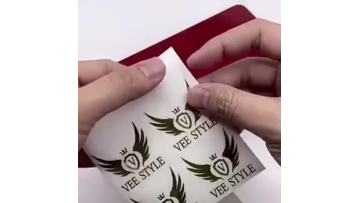 metal crystal label