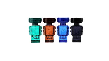 Robot glass perfume bottle
