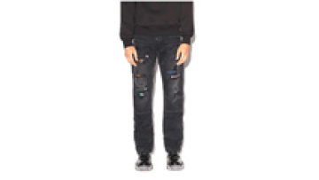 Designer Mens Stacked Cotton Black Colour Jean Jeans UK 2022 Trousers for Men Denim1