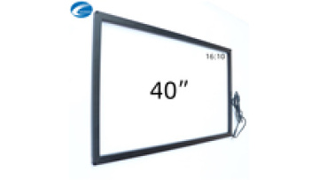 32 43/46/50/55/65/75/86 Inch 20/40 point overlay kit for Lcd panel kiosk USB driver-free IR touch frame1