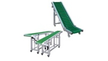 Factory Custom Conveyor Green Pvc Belt Incline Conveyor1