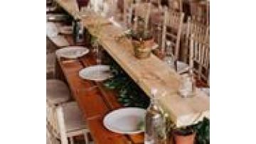 New Design Commercial Furniture Rectangle Shape Nature Wood Hotel Banquet Folding Wedding Outdoor  Wooden Table1