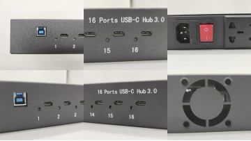16-PORTS TYPE-C HUB 3.0